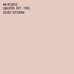 #E4C9C0 - Dust Storm Color Image